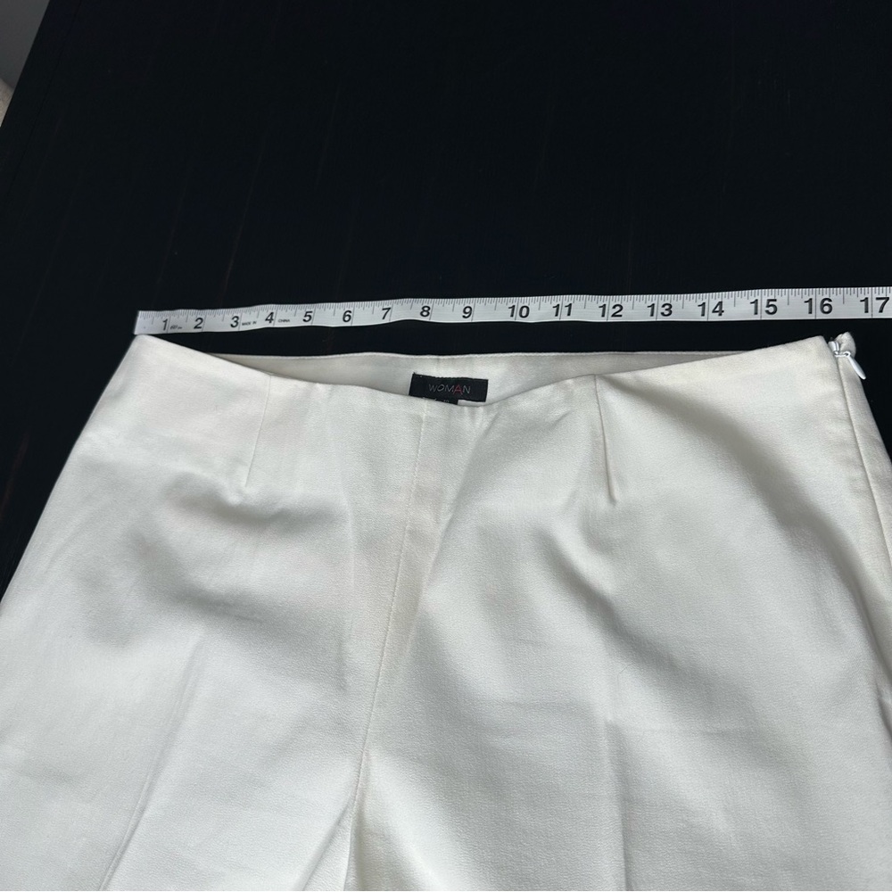 Elegant White Trousers Capris - Picture 2 of 6